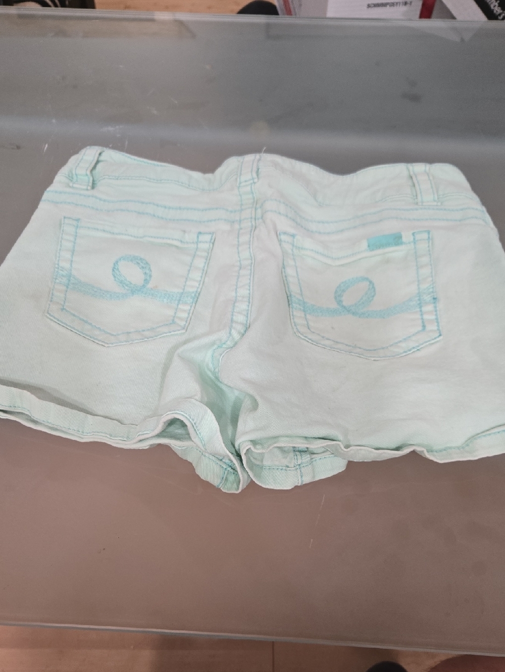 Seven7 Mint Green Denim Jean Shorts